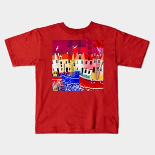 Seaside Town Kids T-Shirt